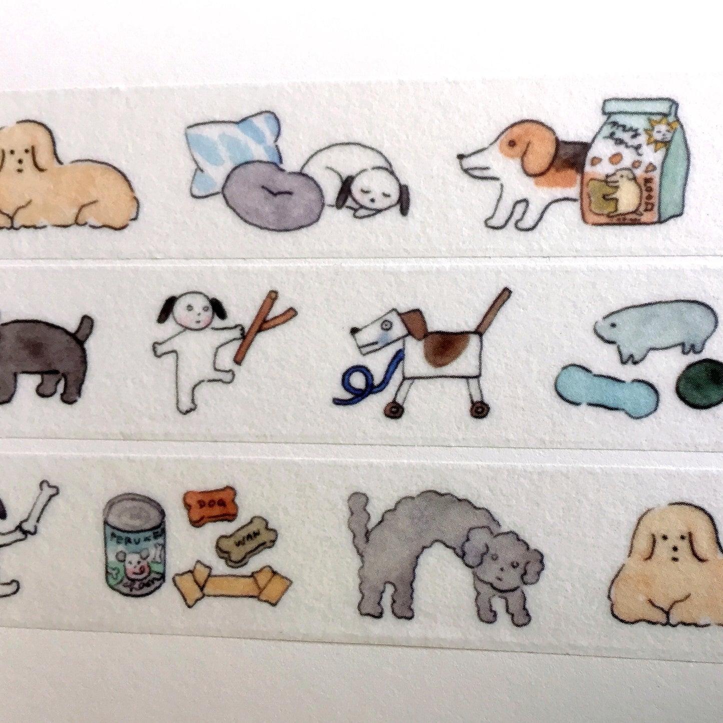 Monokoto Store x Yuko Kajikawa - Dogs washi tape SAMPLES