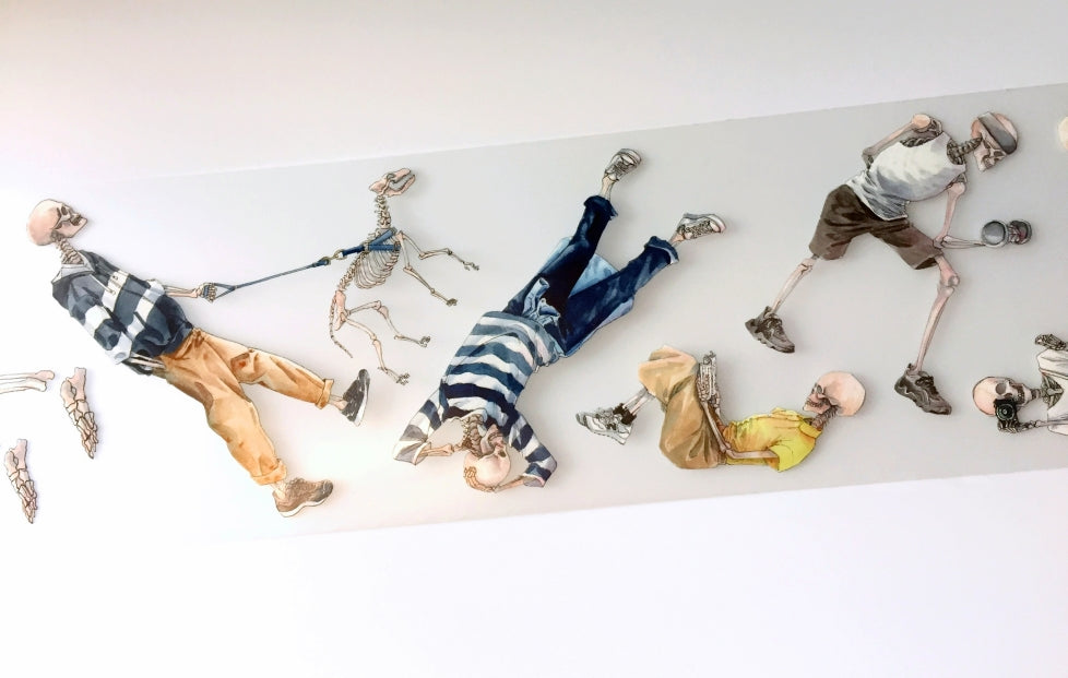 Monchiichen - Skeleton PET tape (9 cm x 135 cm) SAMPLES
