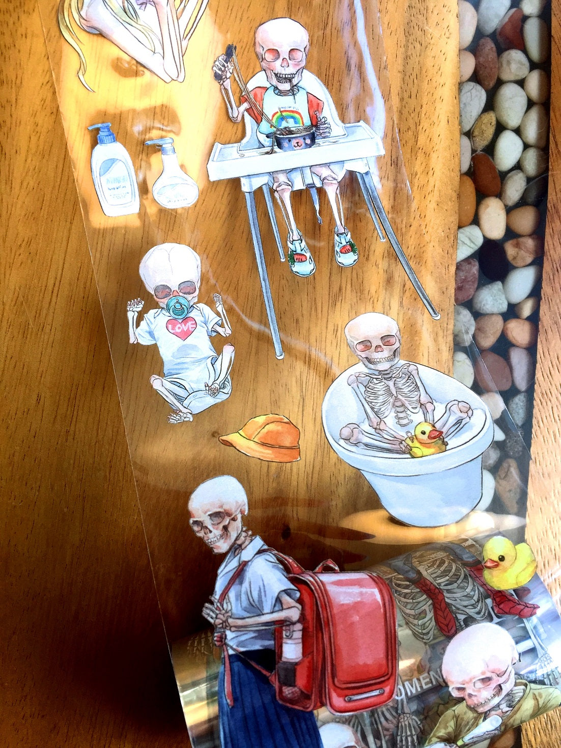 Monchiichen - Skeleton 2 PET tape (9 cm x 90 cm) SAMPLES