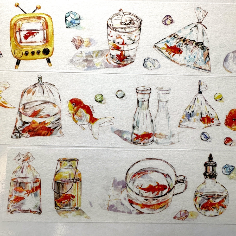Moodtape - Goldfish washi tape SAMPLES
