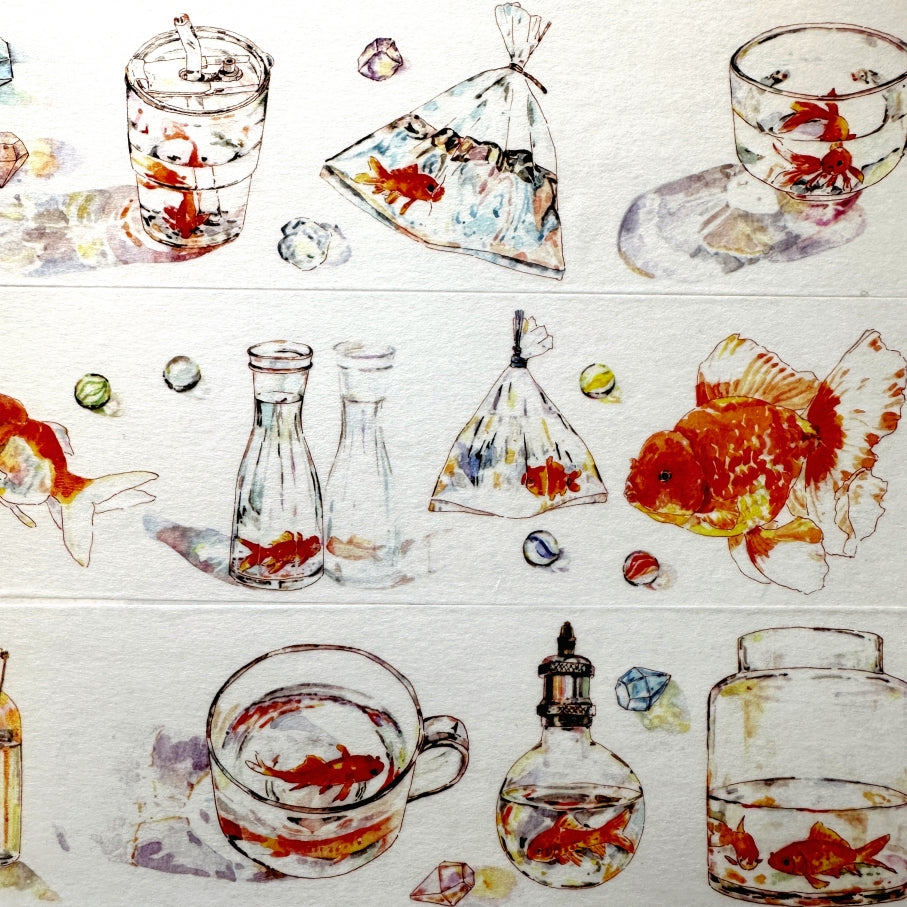Moodtape - Goldfish washi tape SAMPLES