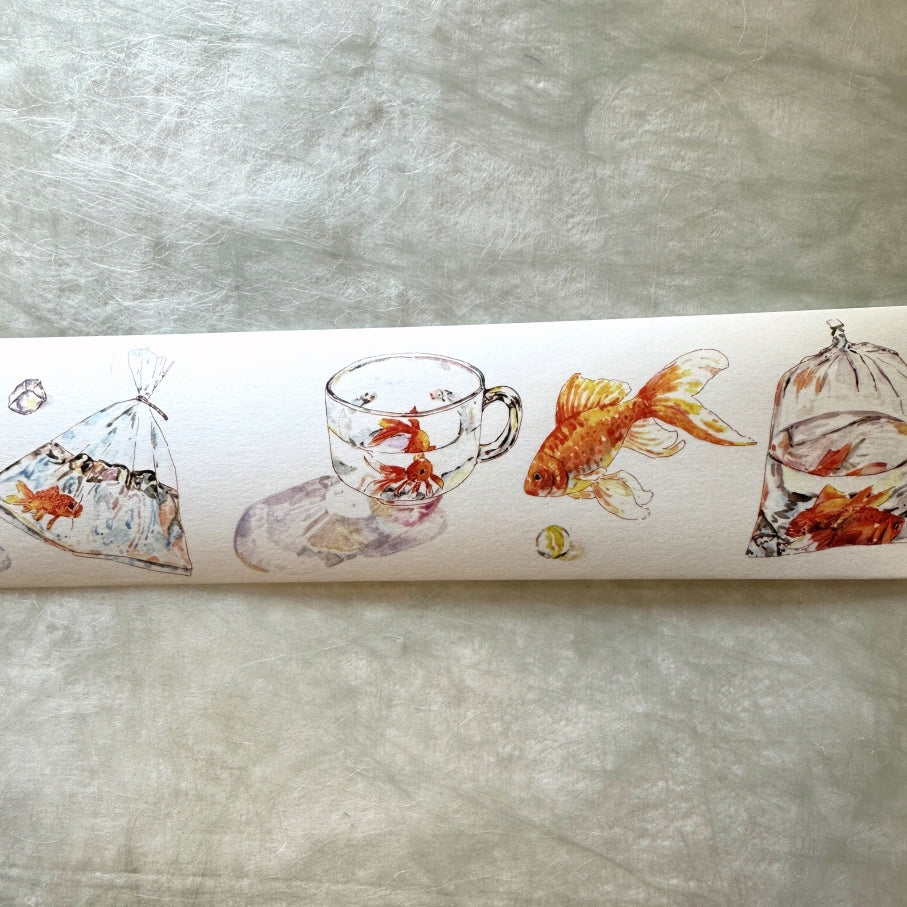 Moodtape - Goldfish washi tape SAMPLES