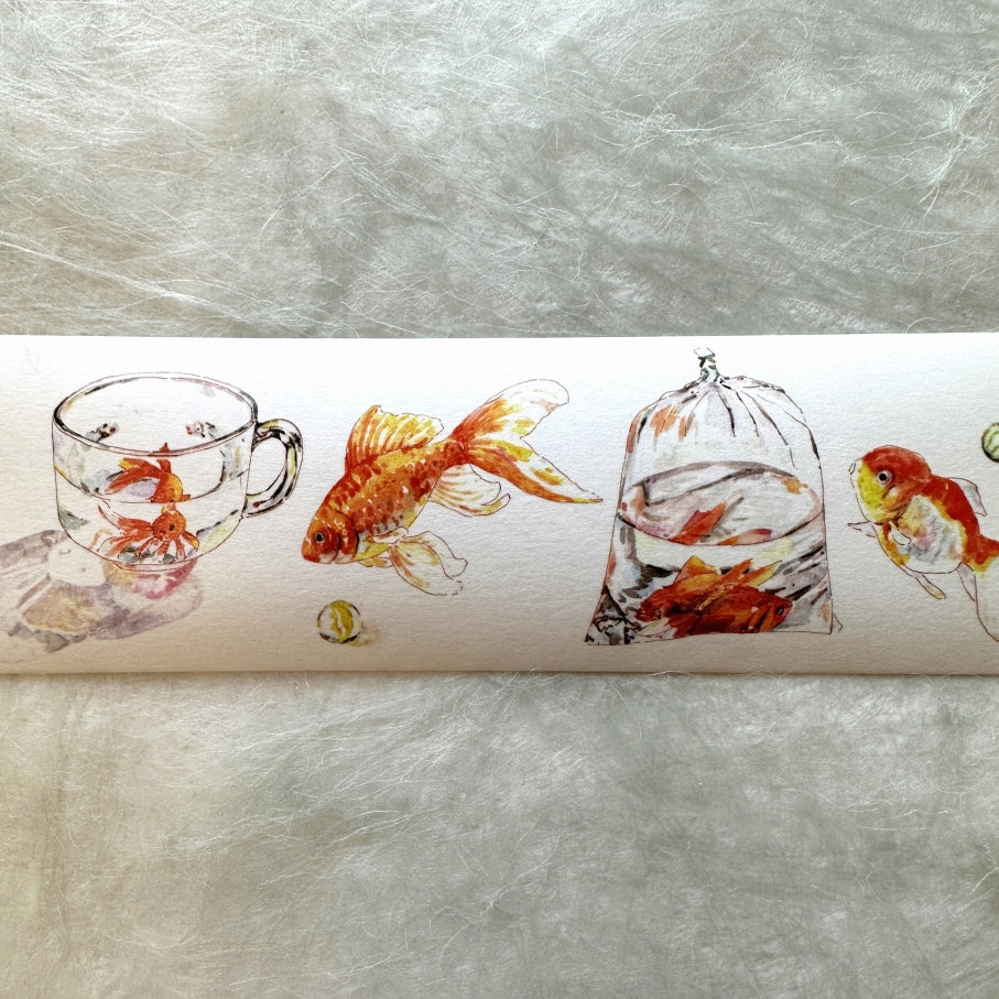 Moodtape - Goldfish washi tape SAMPLES
