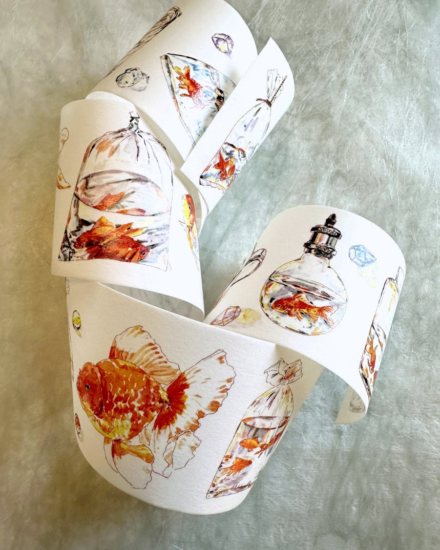 Moodtape - Goldfish washi tape SAMPLES