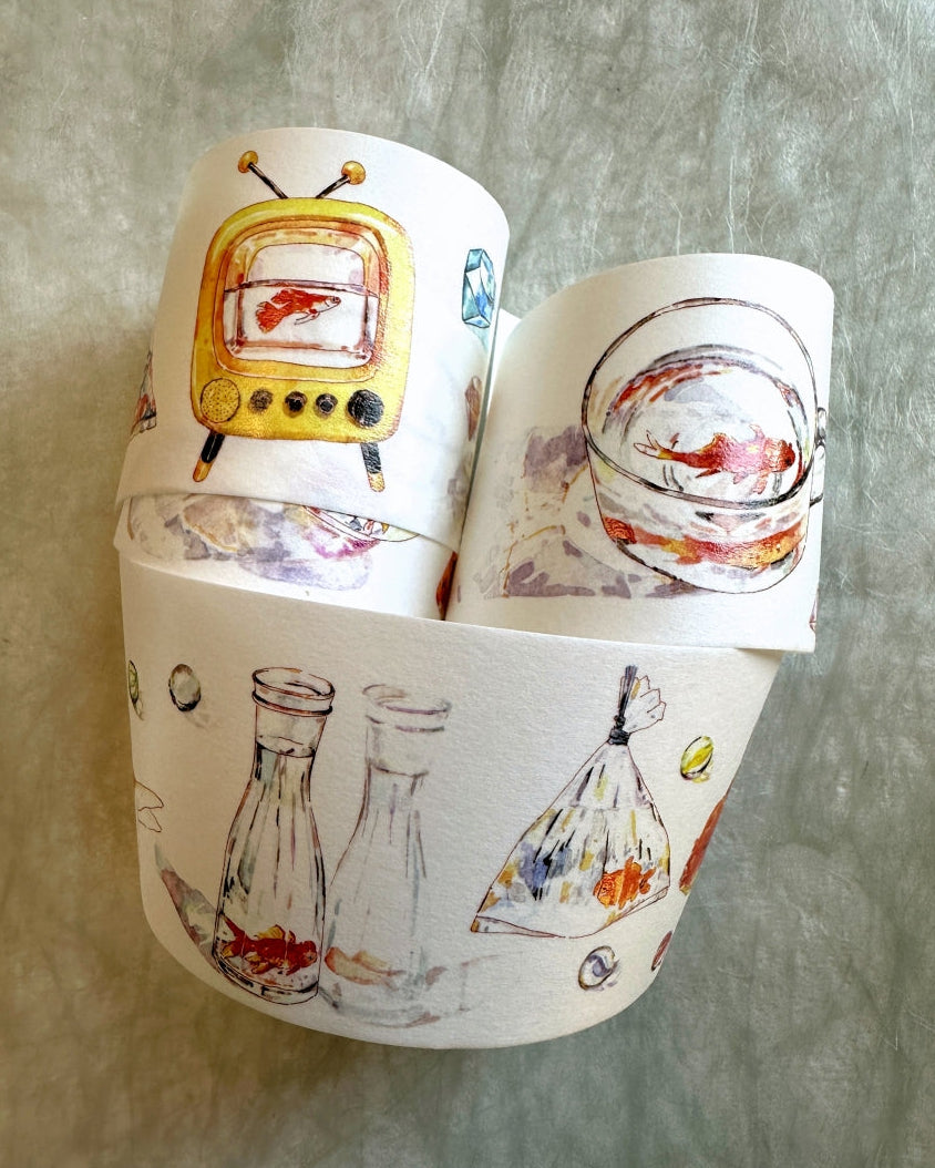 Moodtape - Goldfish washi tape SAMPLES