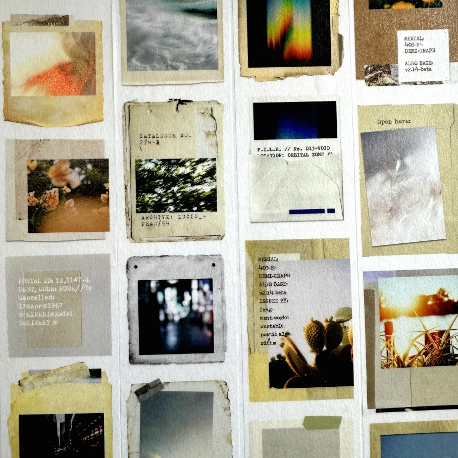 Moodtape - photo record washi tape SAMPLES