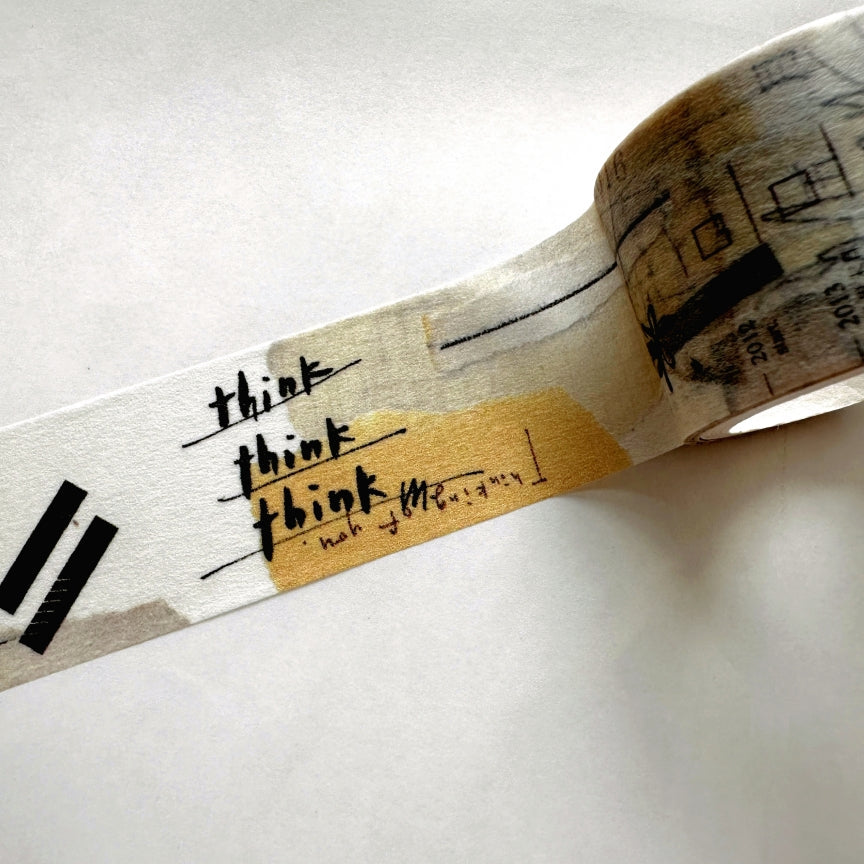Mr. Eggplants - Thinking of You washi tape SAMPLES