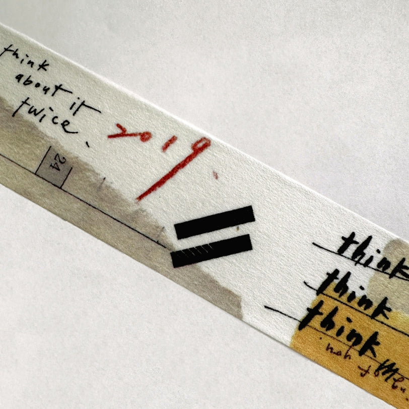 Mr. Eggplants - Thinking of You washi tape SAMPLES
