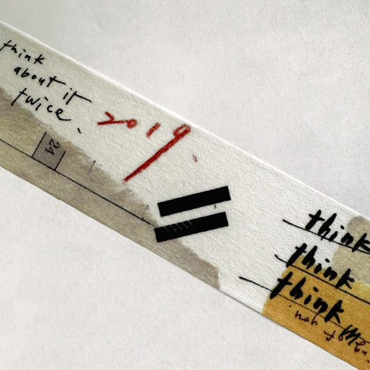 Mr. Eggplants - Thinking of You washi tape SAMPLES