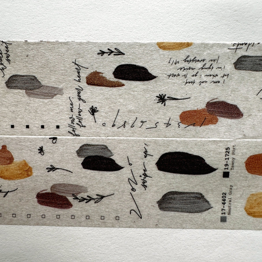 Mr. Eggplants - Holiday Mood washi tape SAMPLES