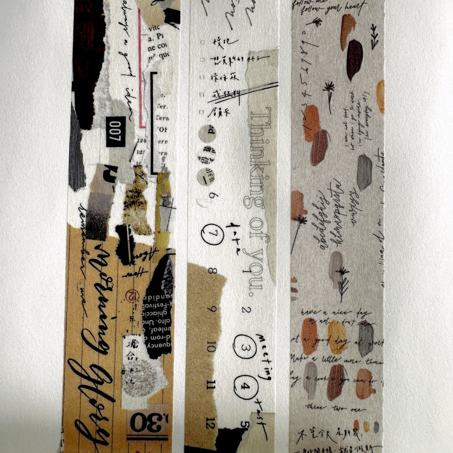 Mr. Eggplants - Holiday Mood washi tape SAMPLES