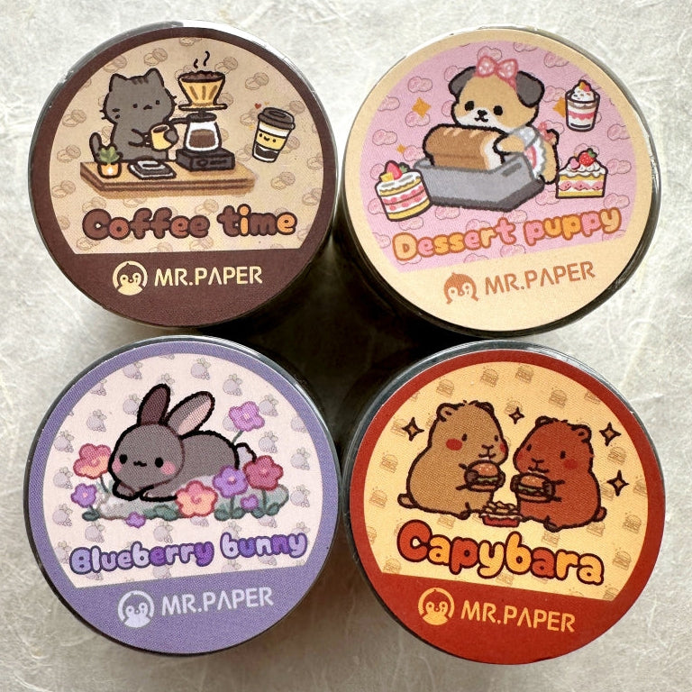 Mr.Paper - Cute Pet Album Series kiss-cut PET tape SAMPLES