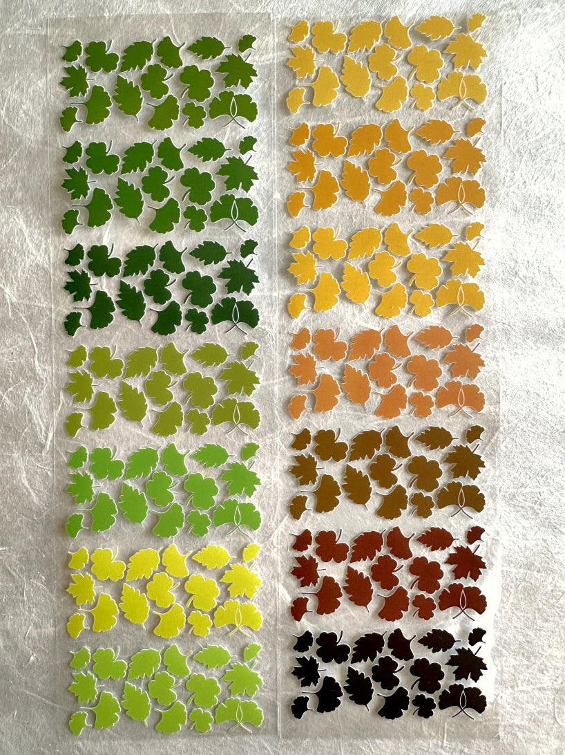 MuJie Original Studio - Ginkgo Rendezvous pre-cut sticker tape SAMPLES