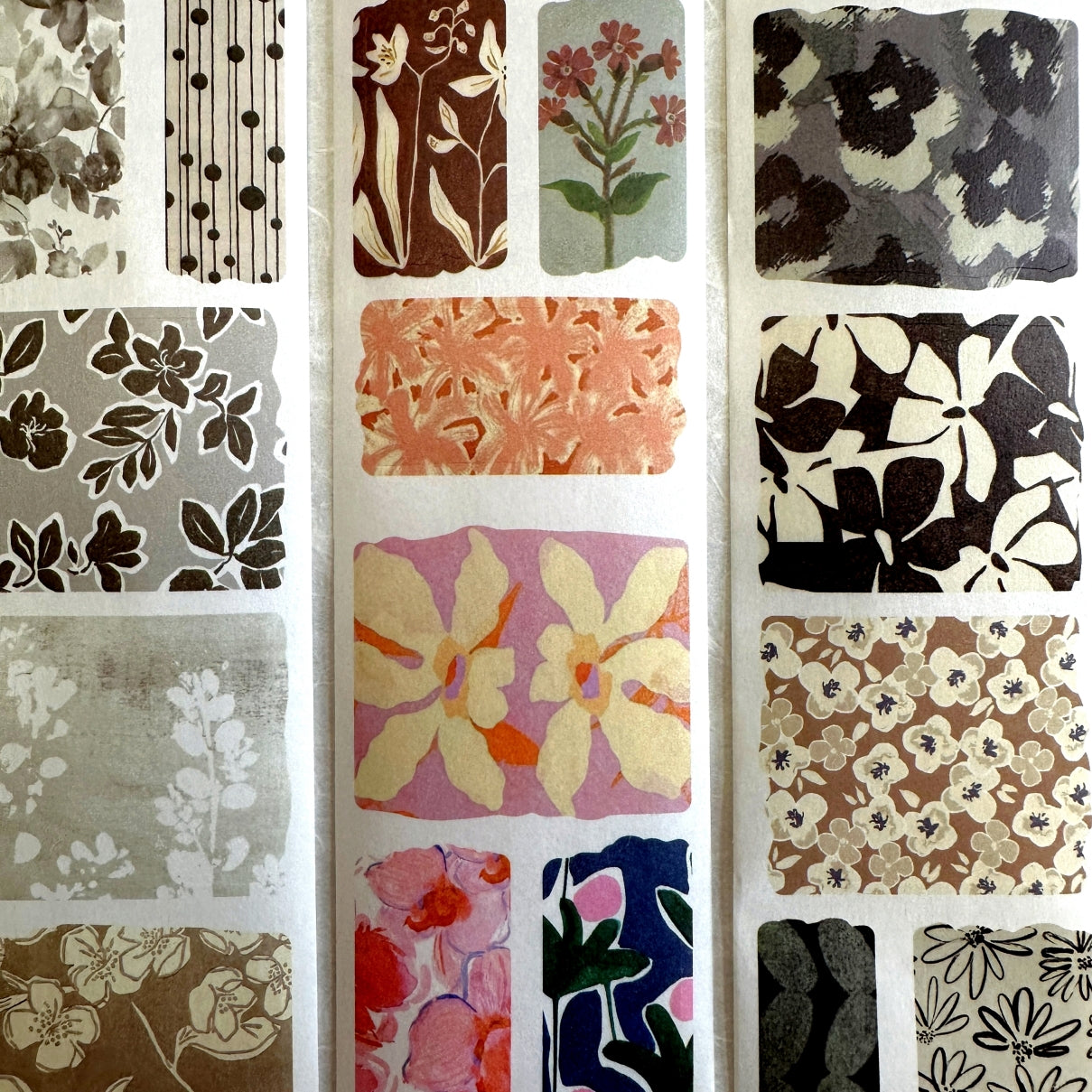 Muguang (Brand) - Empty Mountain Weaving series pre-cut washi tape SAMPLES