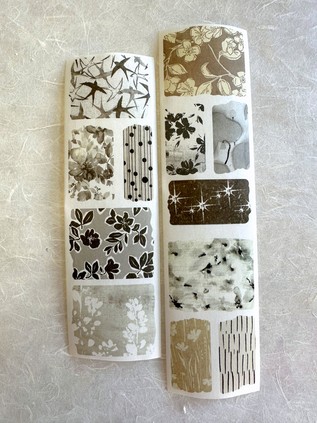 Muguang (Brand) - Empty Mountain Weaving series pre-cut washi tape SAMPLES