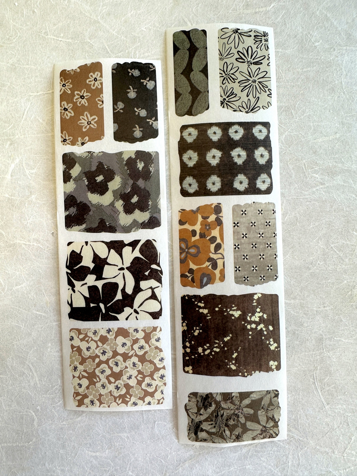 Muguang (Brand) - Empty Mountain Weaving series pre-cut washi tape SAMPLES