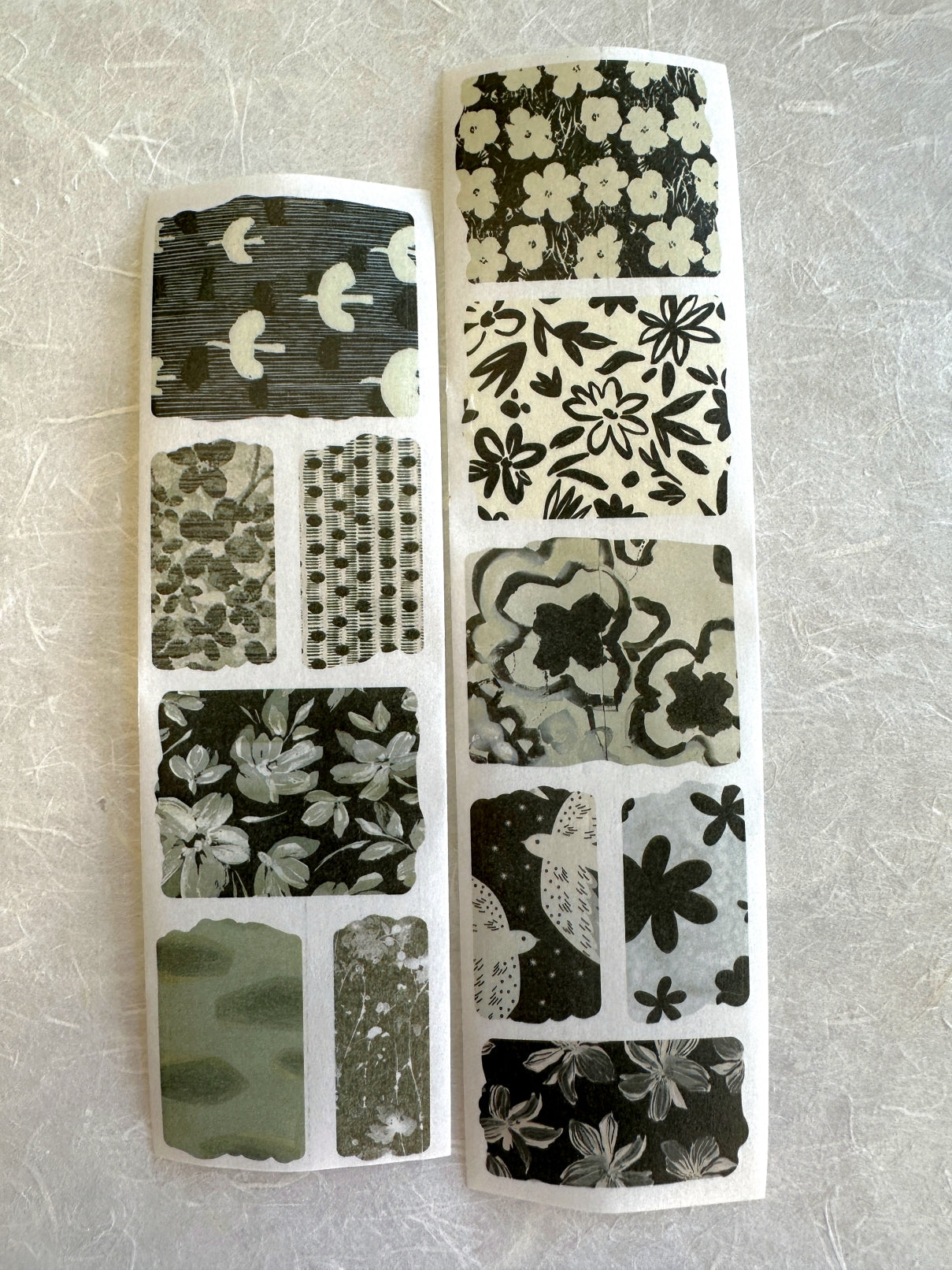 Muguang (Brand) - Empty Mountain Weaving series pre-cut washi tape SAMPLES