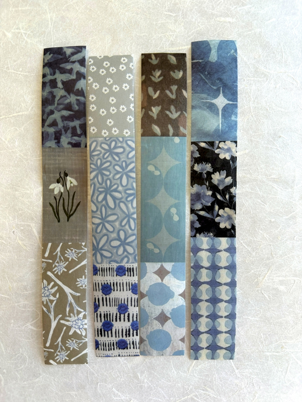 Muguang (Brand) - Empty Mountain Weaving series pre-cut washi tape SAMPLES