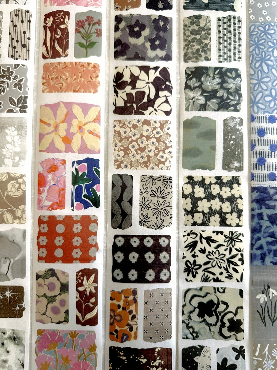 Muguang (Brand) - Empty Mountain Weaving series pre-cut washi tape SAMPLES