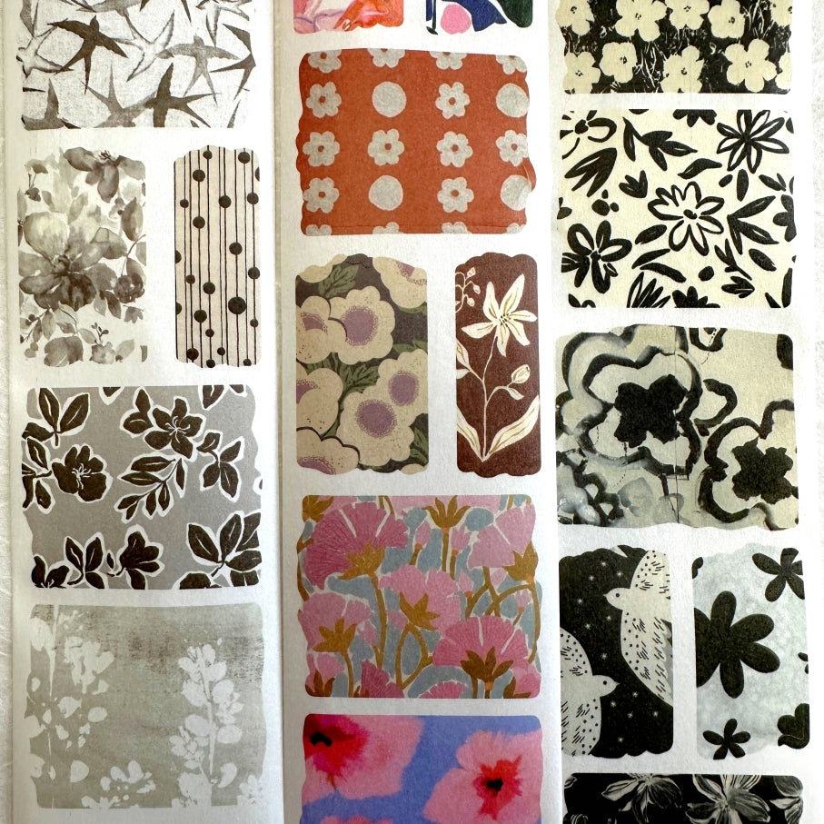 Muguang (Brand) - Empty Mountain Weaving series pre-cut washi tape SAMPLES