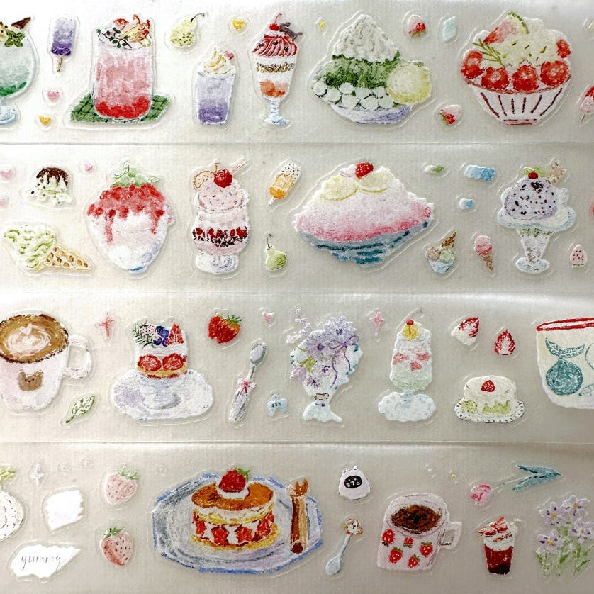 MuZiShan Studio - Sweet Frozen Treats kiss-cut PET & paper tape SAMPLES