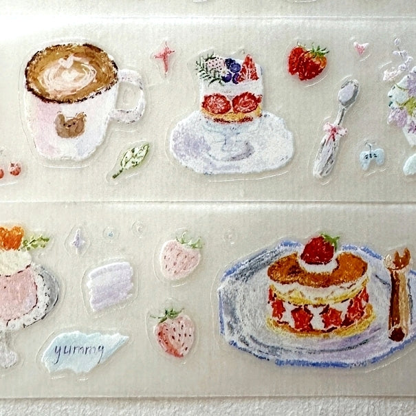 MuZiShan Studio - Sweet Frozen Treats kiss-cut PET & paper tape SAMPLES