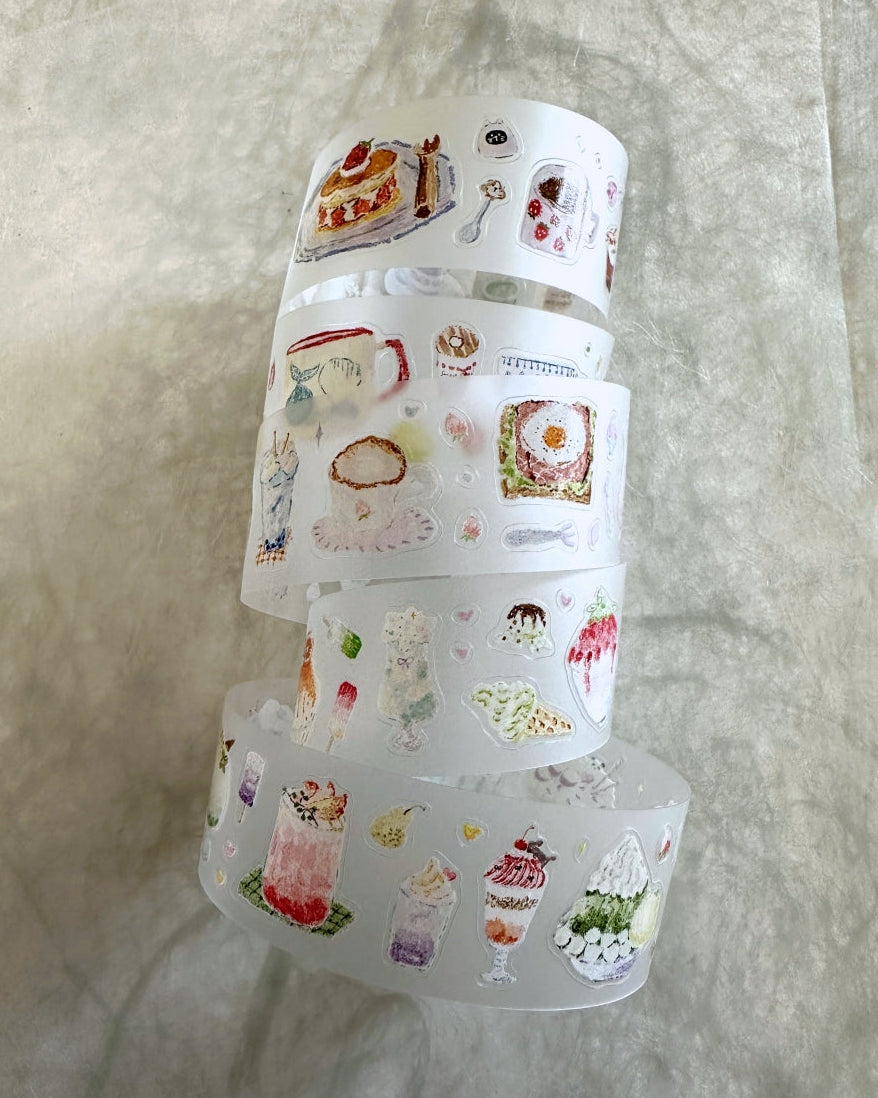 MuZiShan Studio - Sweet Frozen Treats kiss-cut PET & paper tape SAMPLES