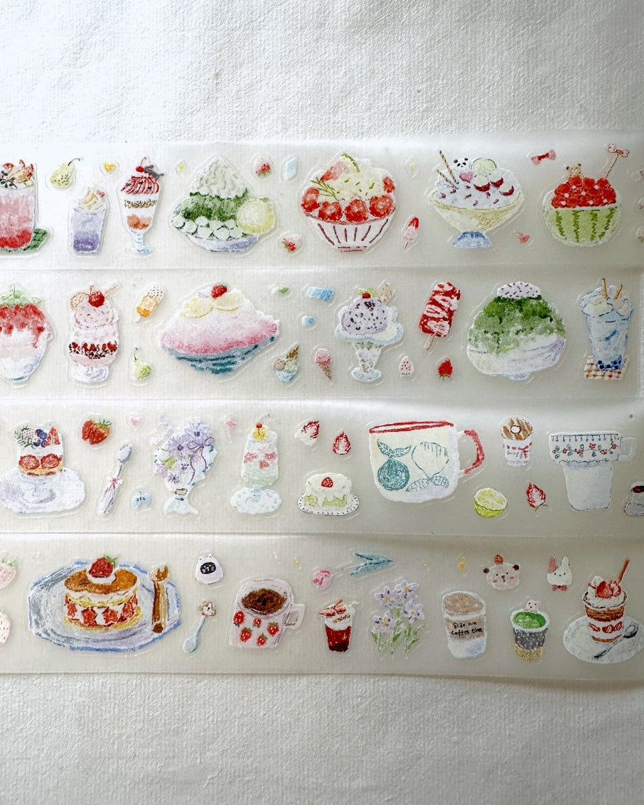MuZiShan Studio - Sweet Frozen Treats kiss-cut PET & paper tape SAMPLES