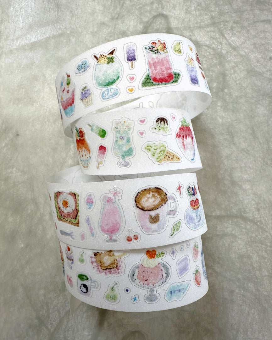 MuZiShan Studio - Sweet Frozen Treats kiss-cut PET & paper tape SAMPLES