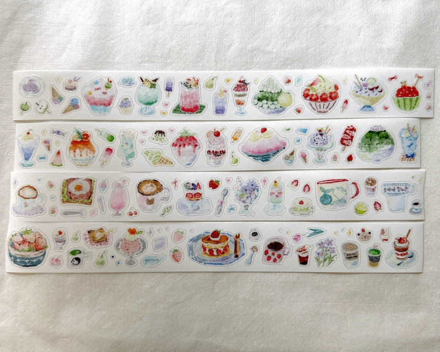 MuZiShan Studio - Sweet Frozen Treats kiss-cut PET & paper tape SAMPLES