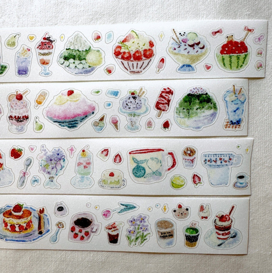 MuZiShan Studio - Sweet Frozen Treats kiss-cut PET & paper tape SAMPLES