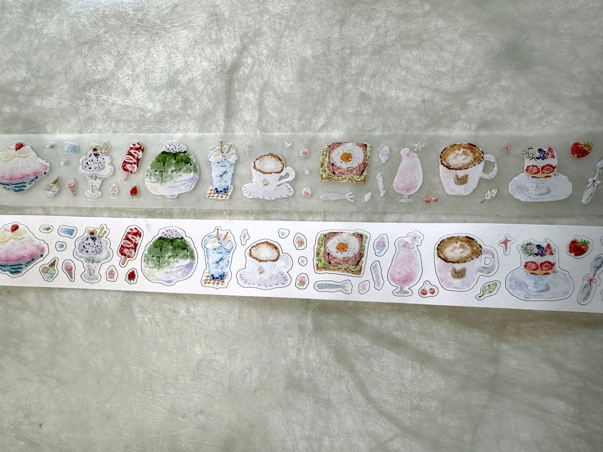 MuZiShan Studio - Sweet Frozen Treats kiss-cut PET & paper tape SAMPLES