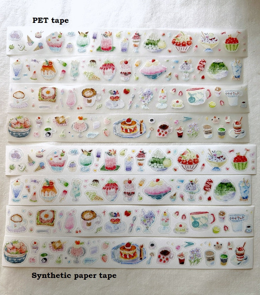MuZiShan Studio - Sweet Frozen Treats kiss-cut PET & paper tape SAMPLES