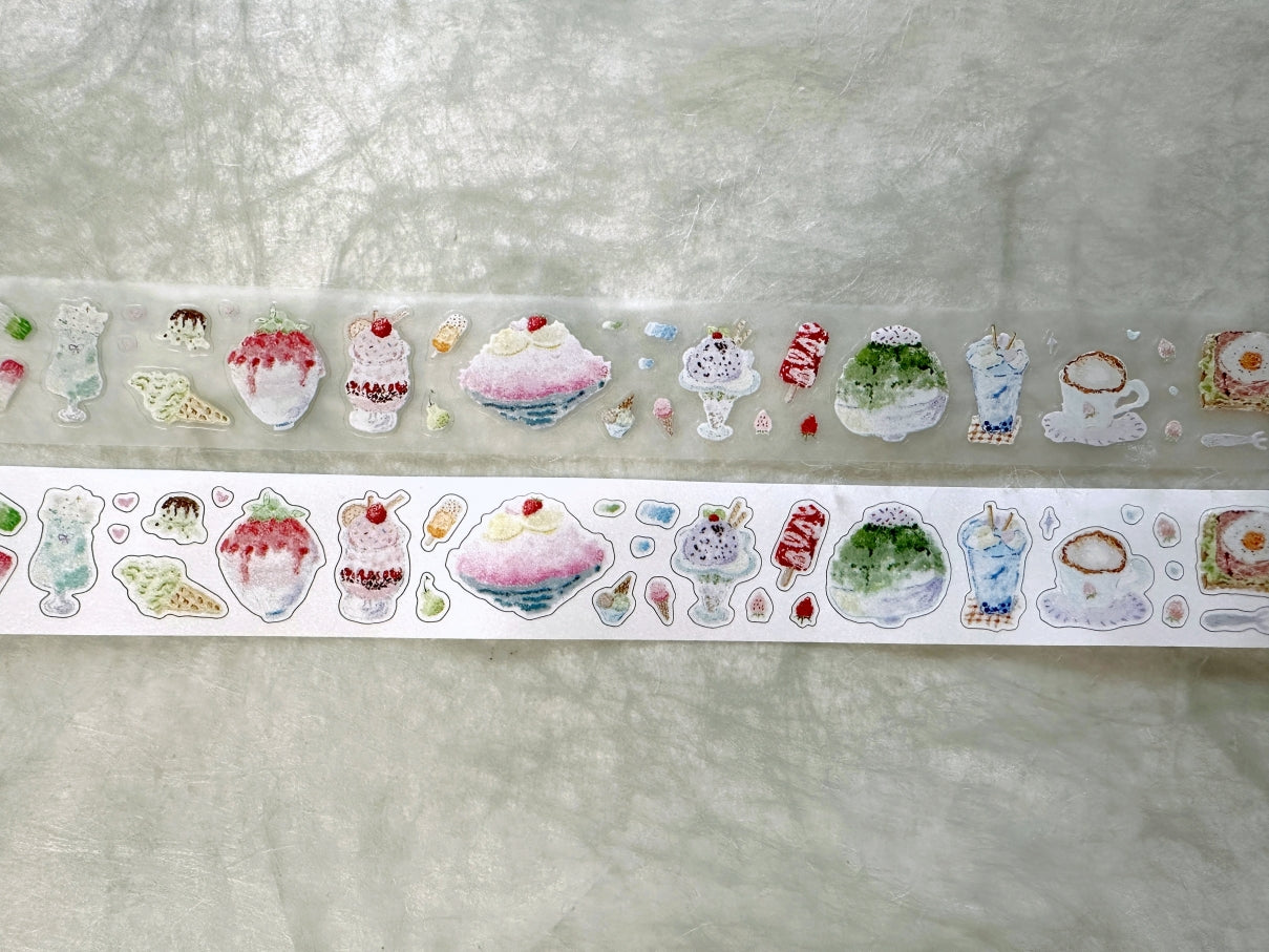MuZiShan Studio - Sweet Frozen Treats kiss-cut PET & paper tape SAMPLES