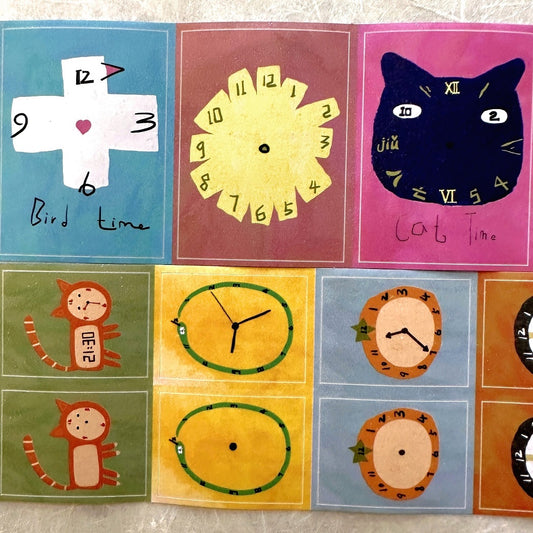 MuziShan Studio - Time kiss-cut paper tape SAMPLES