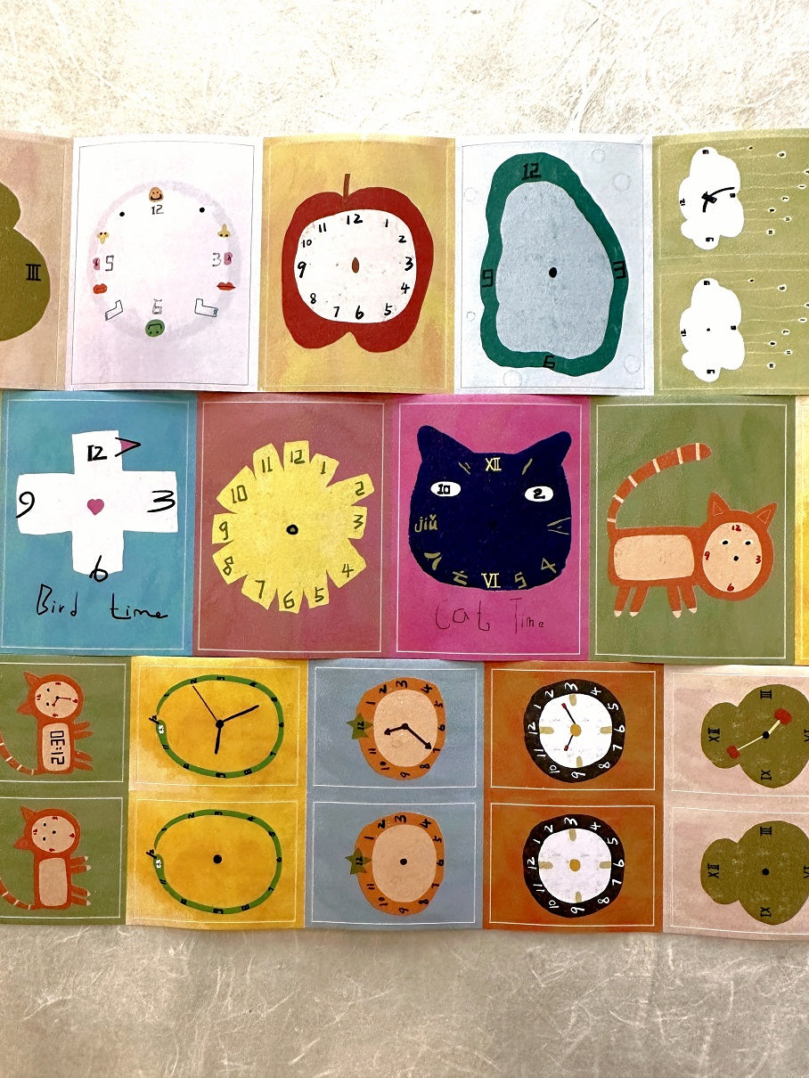 MuziShan Studio - Time kiss-cut paper tape SAMPLES