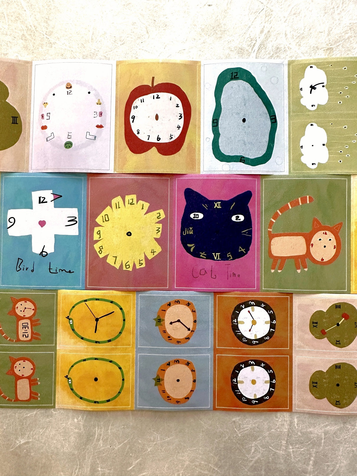 MuziShan Studio - Time kiss-cut paper tape SAMPLES