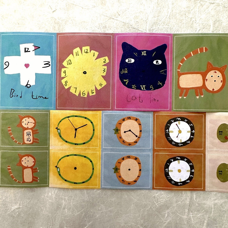 MuziShan Studio - Time kiss-cut paper tape SAMPLES