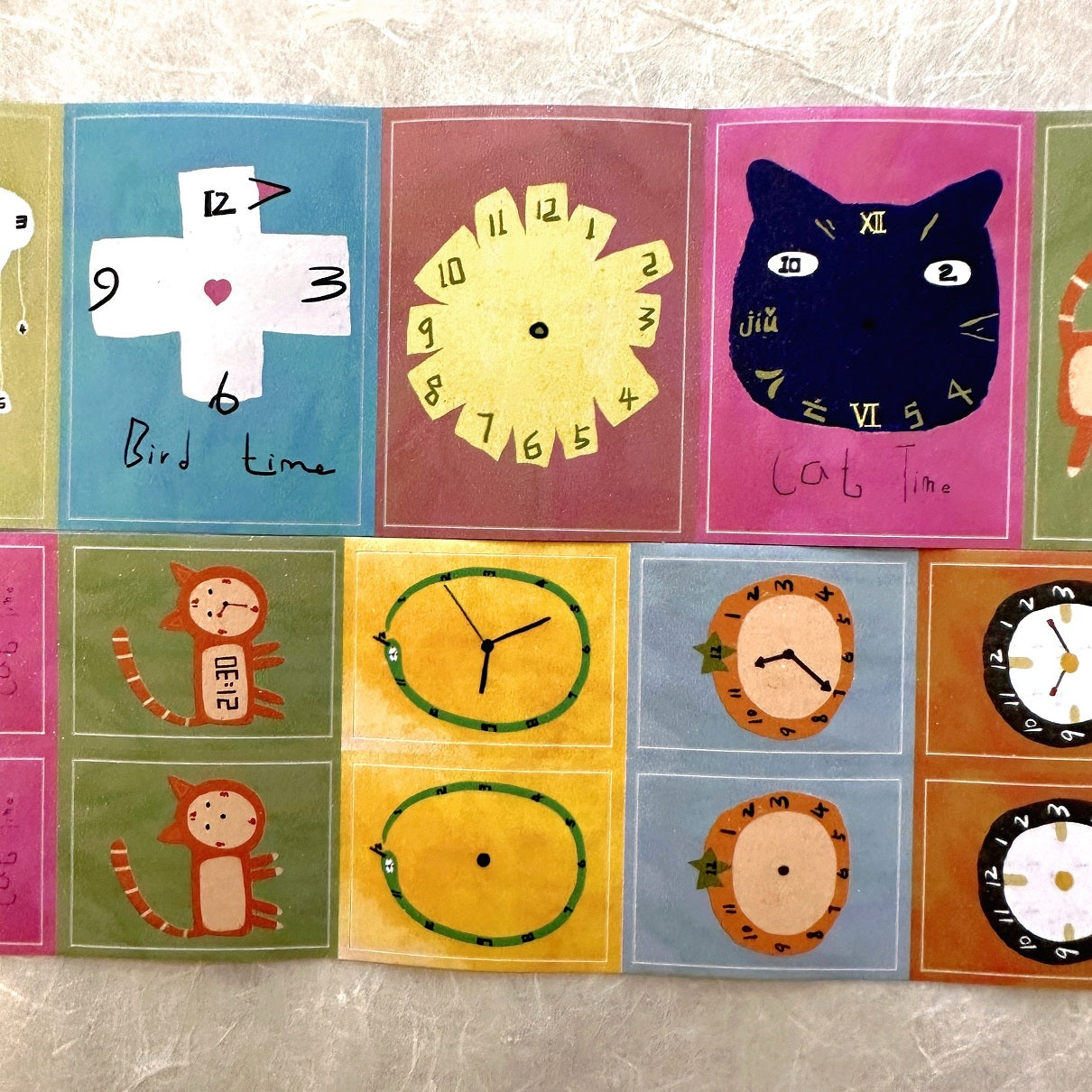 MuziShan Studio - Time kiss-cut paper tape SAMPLES