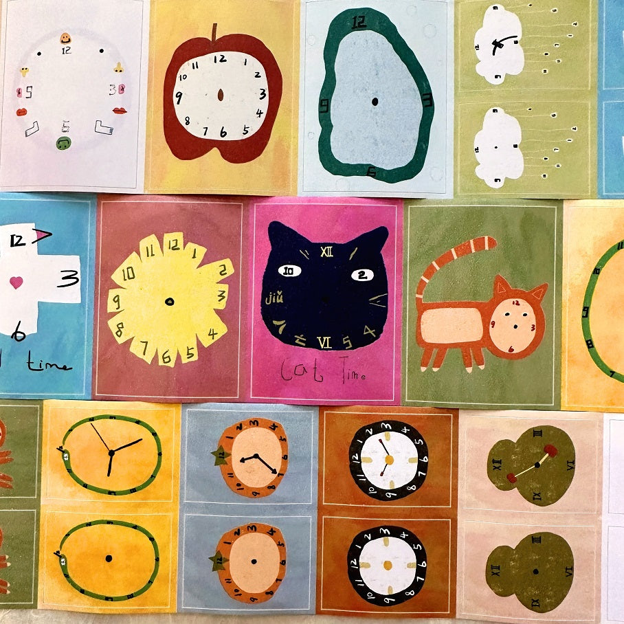 MuziShan Studio - Time kiss-cut paper tape SAMPLES