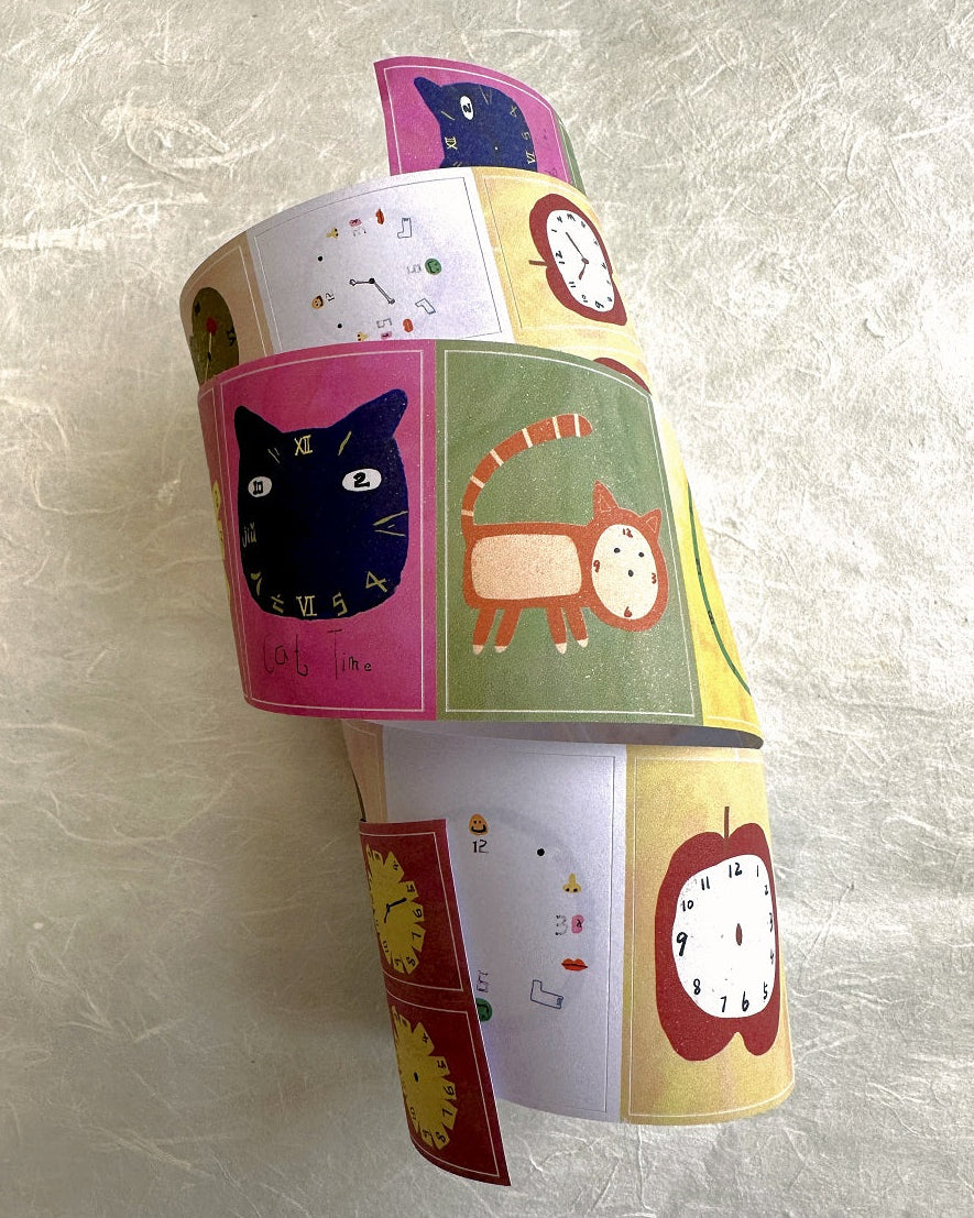 MuziShan Studio - Time kiss-cut paper tape SAMPLES