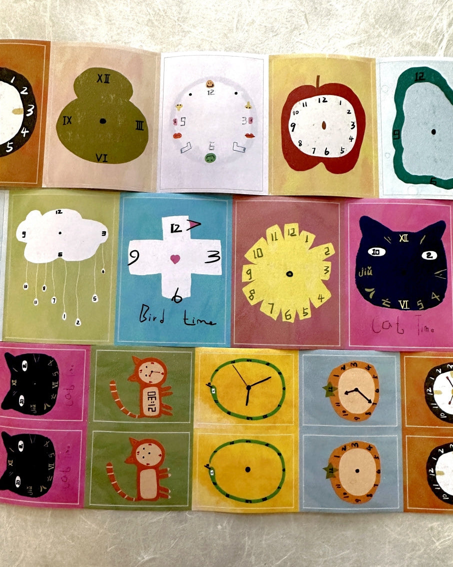 MuziShan Studio - Time kiss-cut paper tape SAMPLES