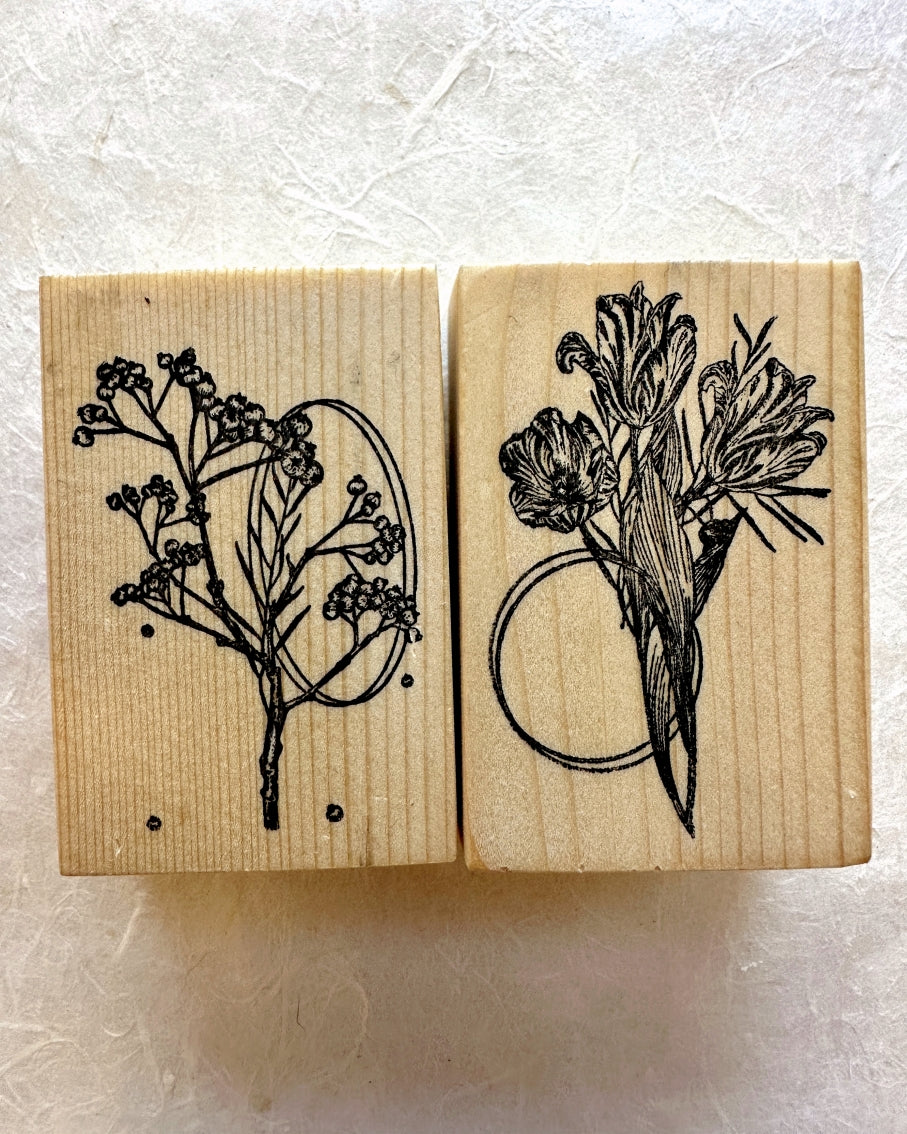 DESTASH | My Paper Projects - Foxgloves rubber stamps [Pre-loved]