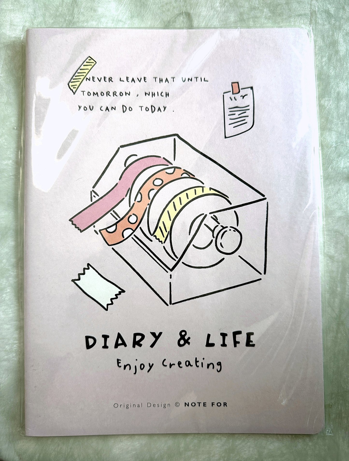 Note For - Diary & Life grid notebook B5-size [New in package]