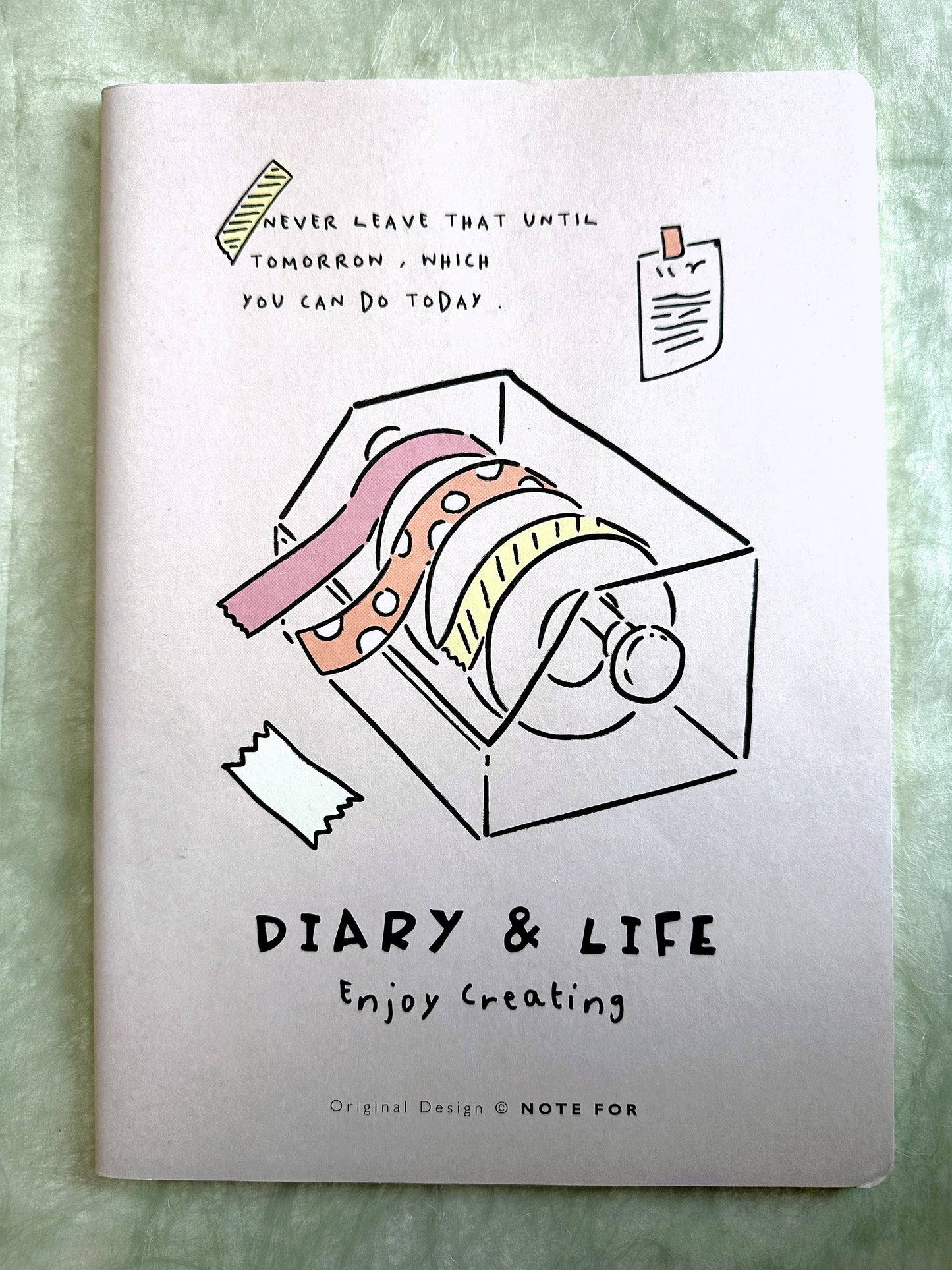Note For - Diary & Life grid notebook B5-size [New in package]