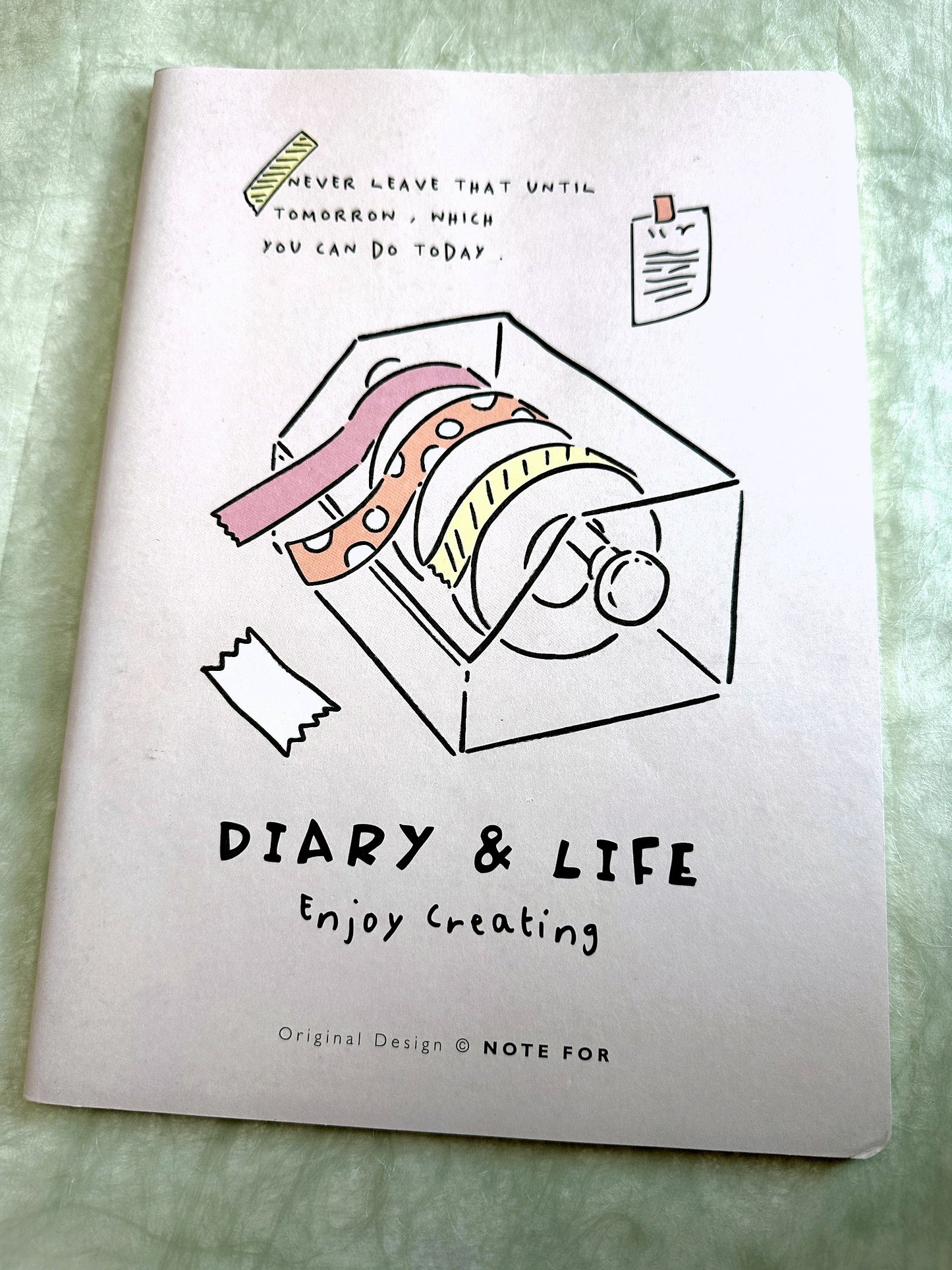 Note For - Diary & Life grid notebook B5-size [New in package]