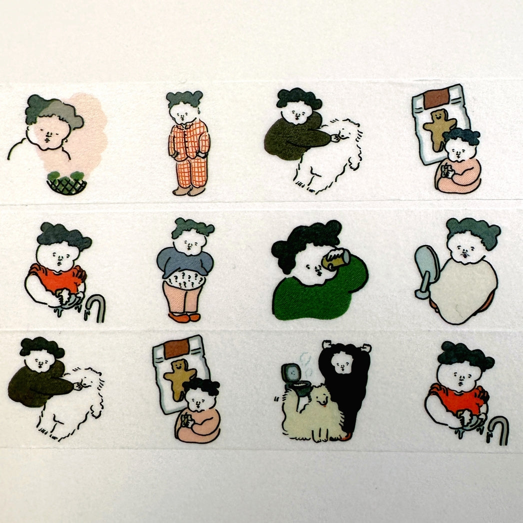 Nagaki Perm - Everyday Scenery washi tape SAMPLES