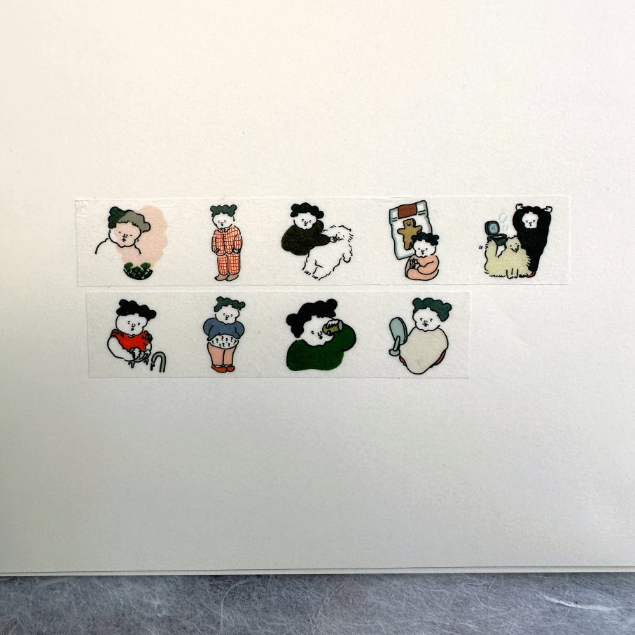 Nagaki Perm - Everyday Scenery washi tape SAMPLES