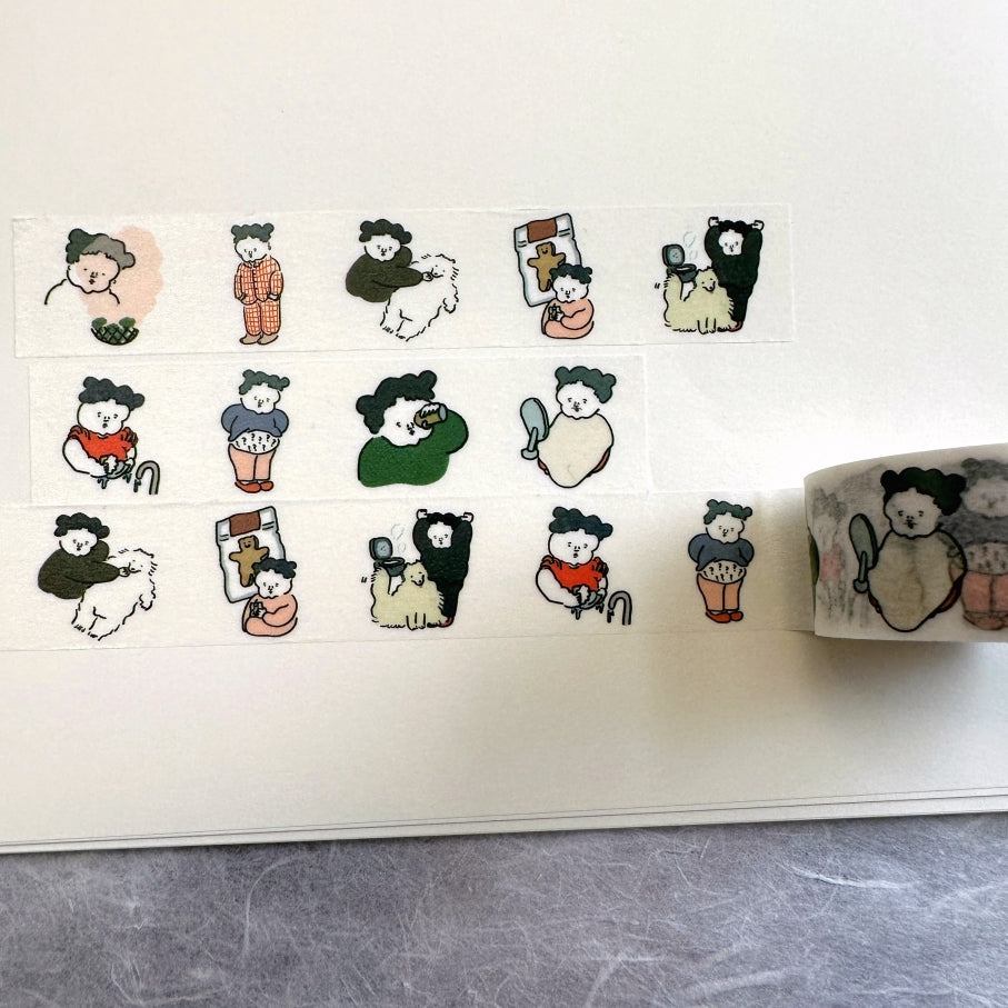 Nagaki Perm - Everyday Scenery washi tape SAMPLES