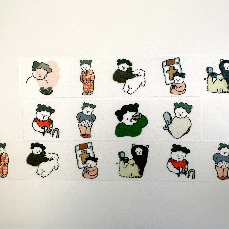 Nagaki Perm - Everyday Scenery washi tape SAMPLES